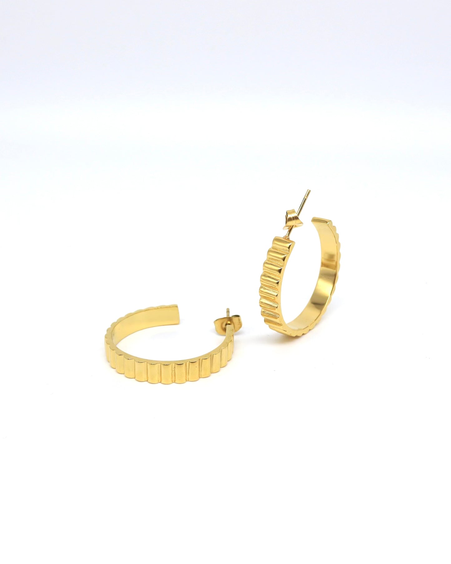 18K Gold Plated Modern Earrings 