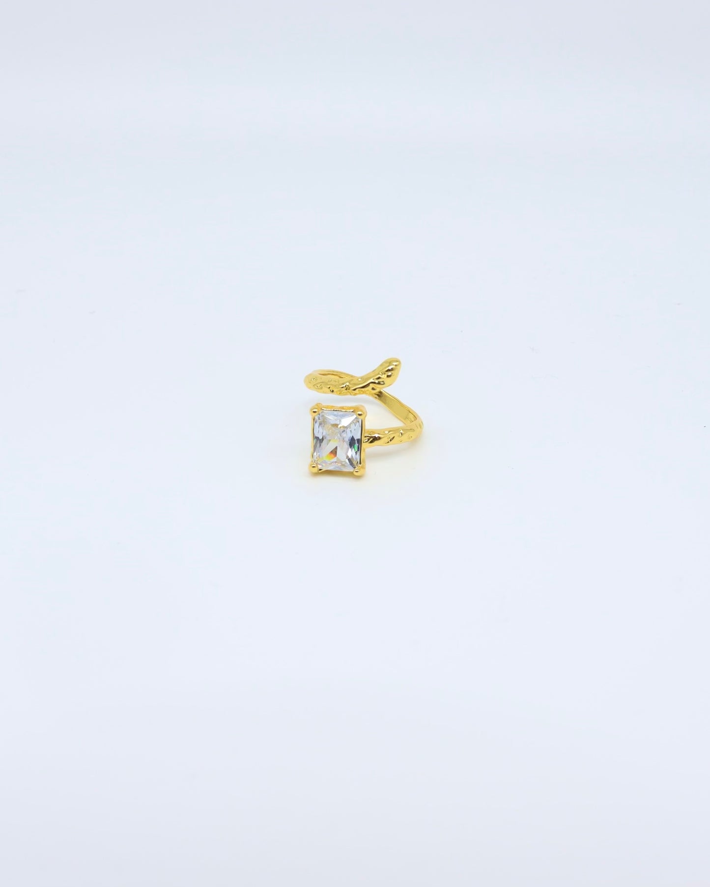 18K Gold Plated Adjustable Embrace Ring