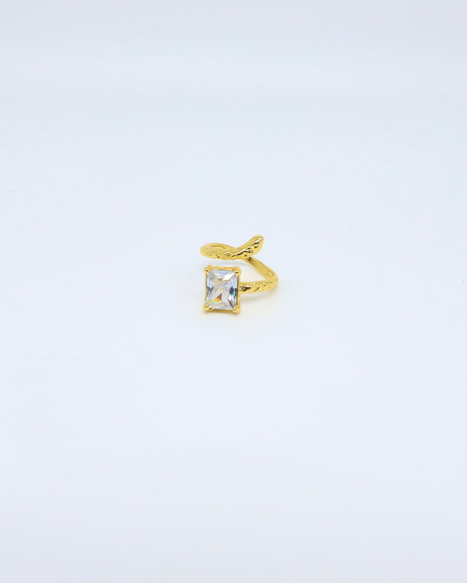 18K Gold Plated Adjustable Embrace Ring