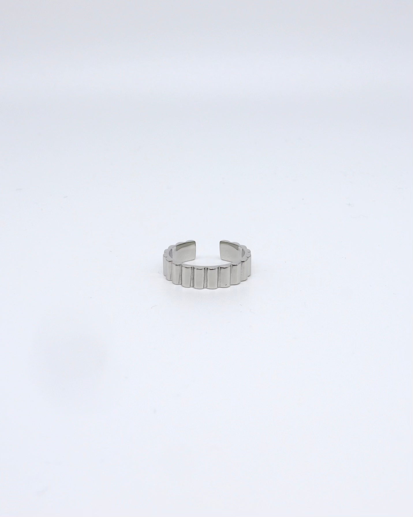 Silver Plated Modern Ring