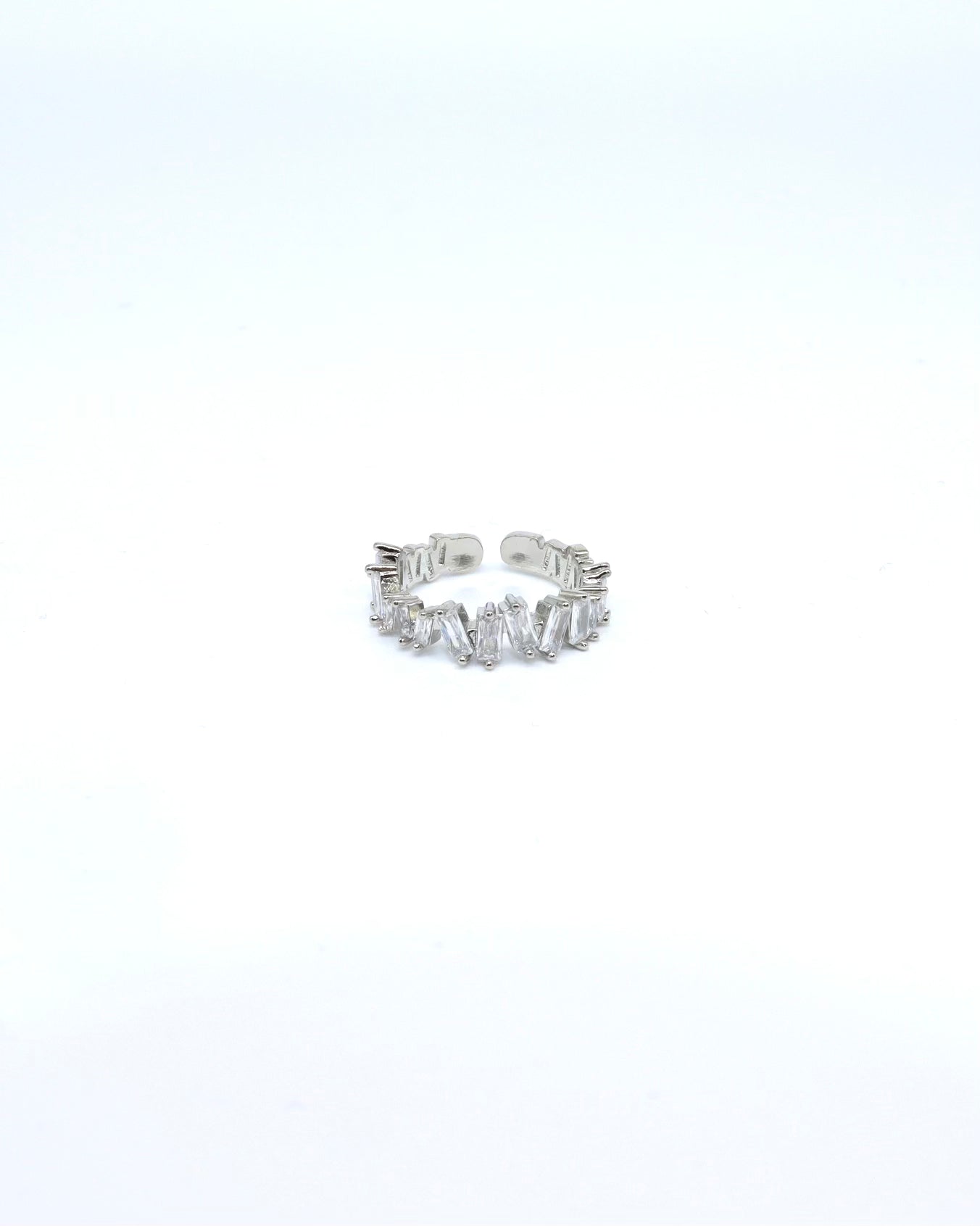 Silver Plated Eternal Diamond Ring