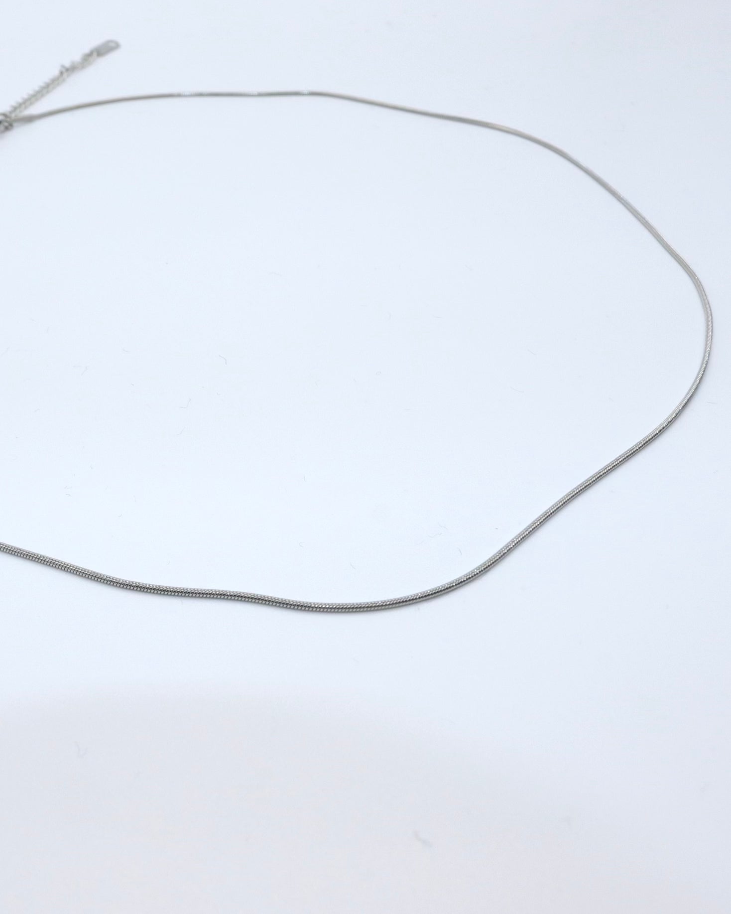 Silver Plated Adjustable Thin Necklace