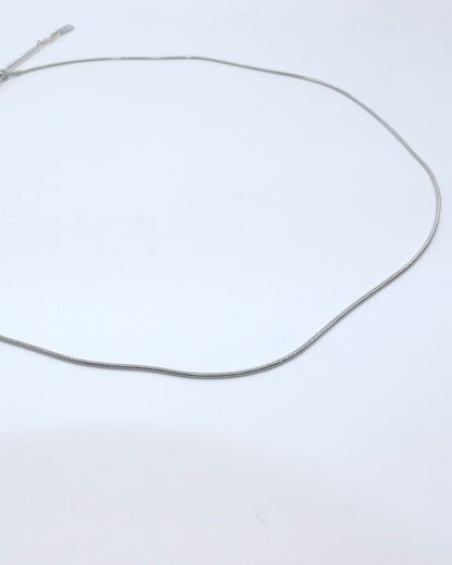 Silver Plated Adjustable Thin Necklace